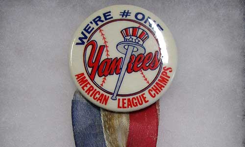 1960s Yankees pin