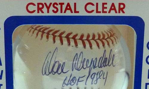 autographed baseball collection image 1
