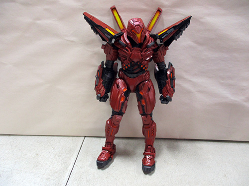 image of Red Mecha Action Figure