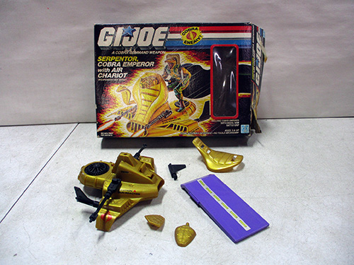 image of G.I. Joe Serpentor Air Chariot Set