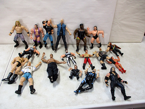 image of Wrestling Action Figures Collection