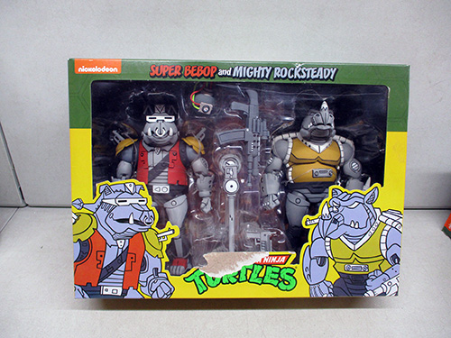 image of Super Bebop and Mighty Rocksteady Figures