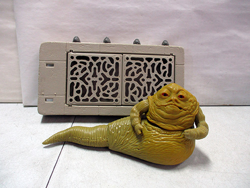 image of 1983 Jabba the Hutt Figure with Throne