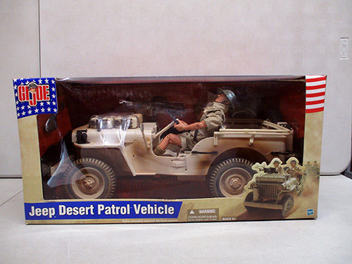 G.I. Joe Jeep Desert Patrol Vehicle Toy Set image