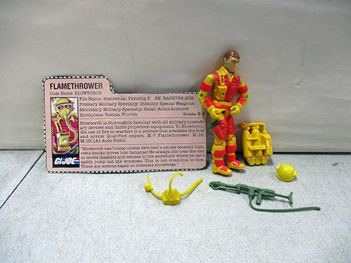 image of G.I. Joe Blowtorch Action Figure