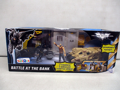 image of The Dark Knight Rises Battle at the Bank Playset