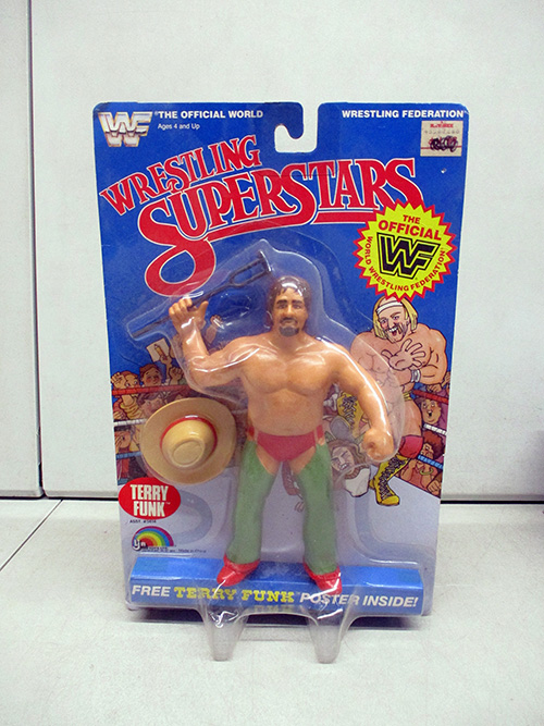 image of WWF Wrestling Superstars Terry Funk Action Figure NIB