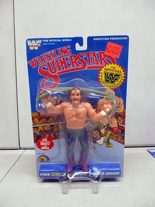 image of WWF Wrestling Superstar Jake The Snake Roberts Figure