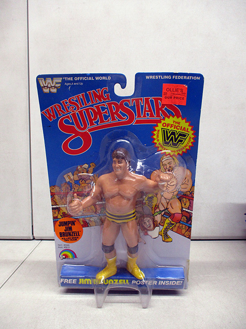 image of WWF Wrestling Superstar Jumpin' Jim Brunzell Action Figure