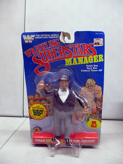 image of WWF Wrestling Superstars Mr. Fuji Manager Figure