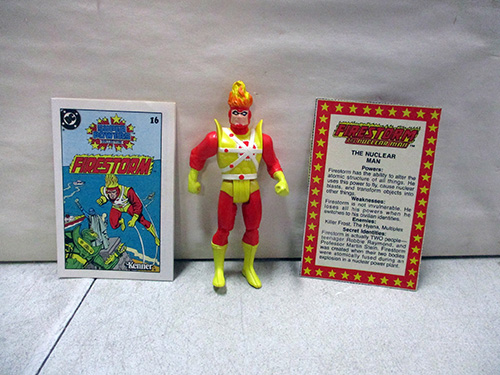 image of Firestorm Action Figure with Card and Comic