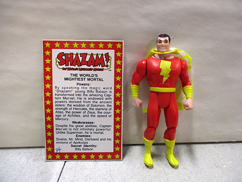 image of Shazam Action Figure with Card