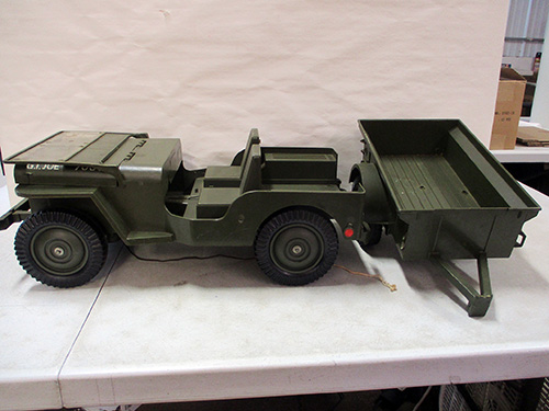 image of G.I. Joe Jeep with Trailer Toy