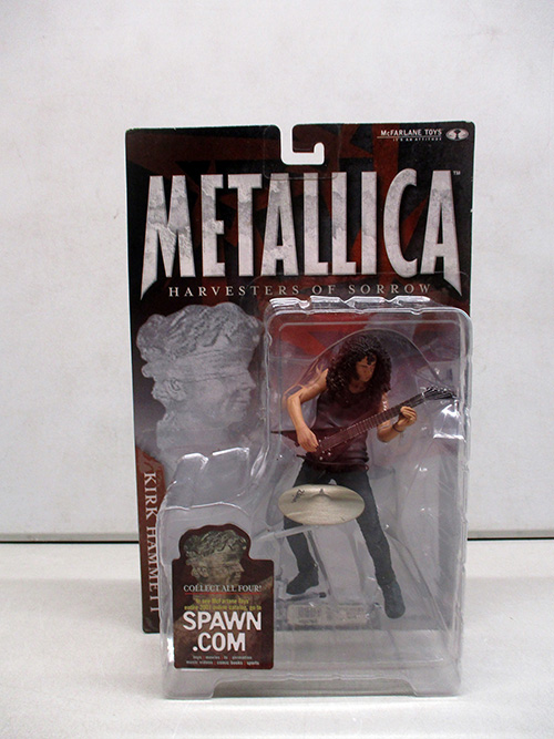 image of Metallica Kirk Hammett Action Figure in Package