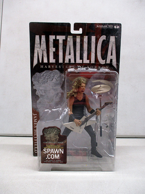 image of Metallica James Hetfield Action Figure by McFarlane Toys