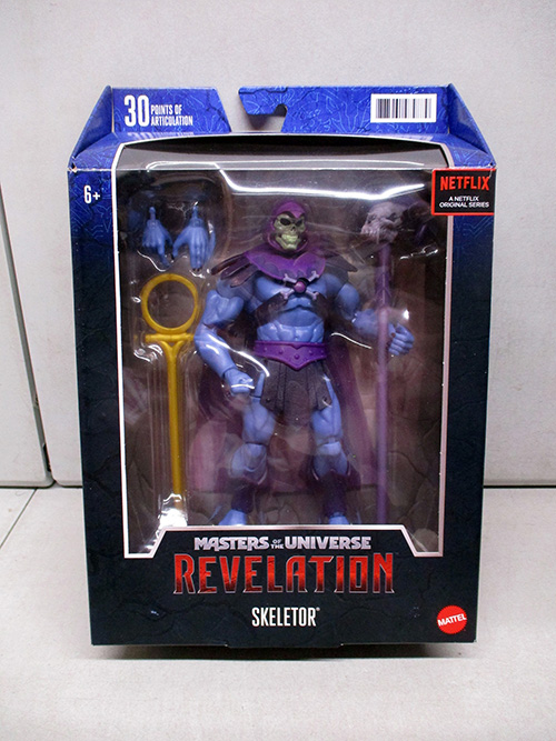 image of Masters of the Universe Revelation Skeletor Figure