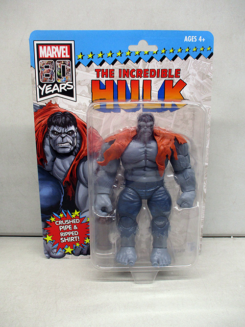 image of Marvel 80th Anniversary Incredible Hulk Action Figure