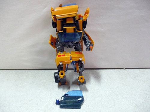 image of Bubblebee Transformers Action Figure with Detachable Piece