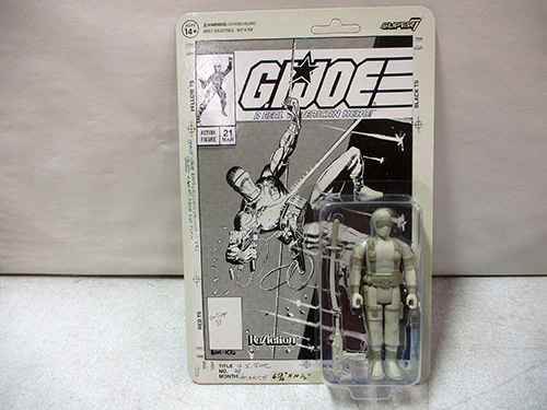 image of G.I. Joe Super7 ReAction Comic-Inspired Snake Eyes Figure