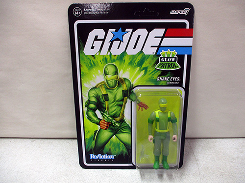 image of G.I. Joe Glow Patrol Snake Eyes Action Figure
