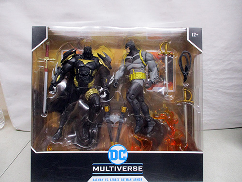 image of DC Multiverse Batman vs Azrael Action Figure Set