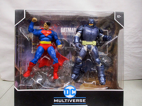 image of DC Multiverse Superman vs. Armored Batman Figures