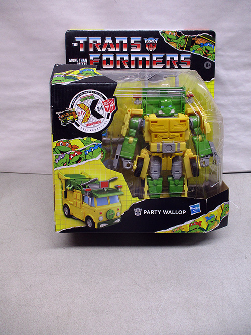 image of Transformers Party Wallop Action Figure in Original Packaging