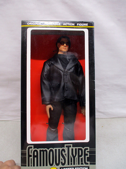image of Keanu Reeves Famous Type Limited Edition Action Figure in Original Box