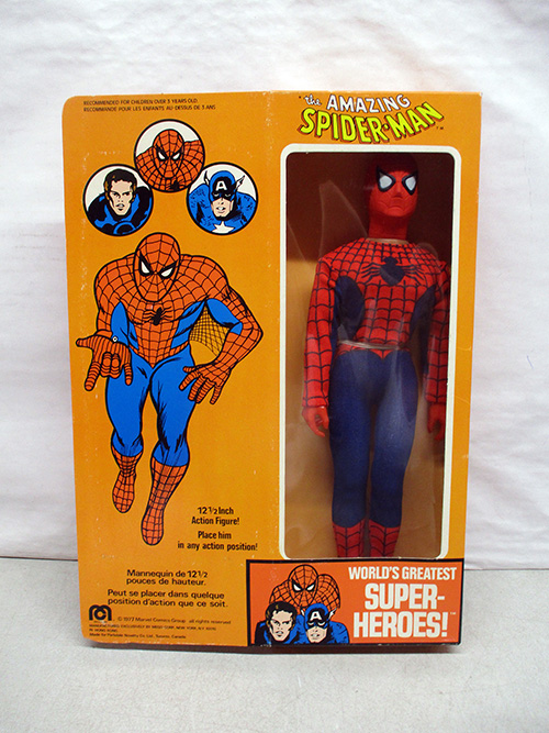 image of Mego Amazing Spider-Man Action Figure in Box