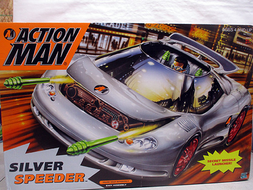 image of Action Man Silver Speeder Toy Vehicle