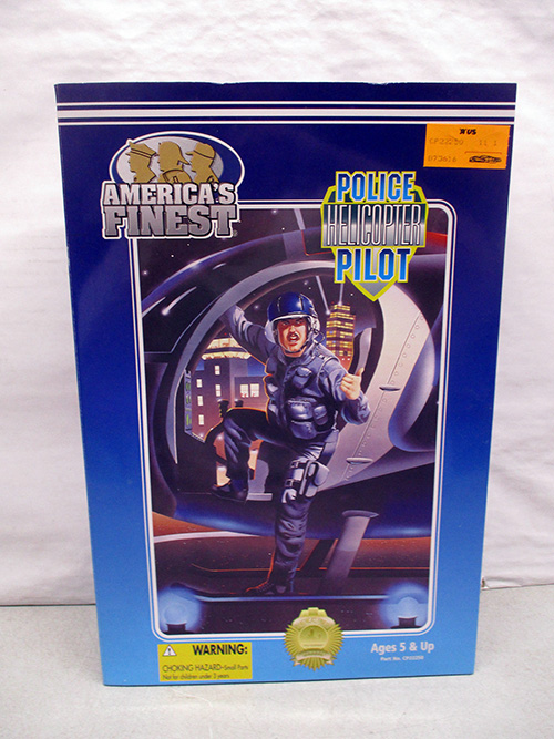 image of America's Finest Police Helicopter Pilot Action Figure
