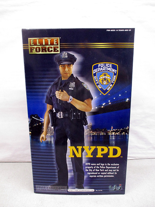 image of Elite Force NYPD Action Figure in Original Box