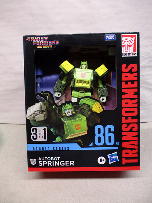 image of Transformers Studio Series 86 Autobot Springer