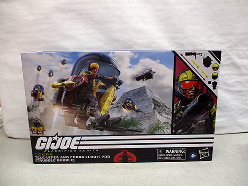 image of GI Joe Tele-Viper and Cobra Flight Pod Action Figure Set