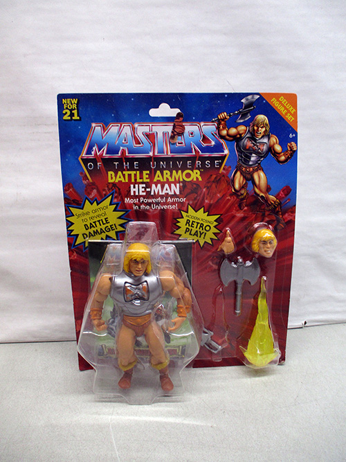 image of Masters of the Universe Battle Armor He-Man Figure