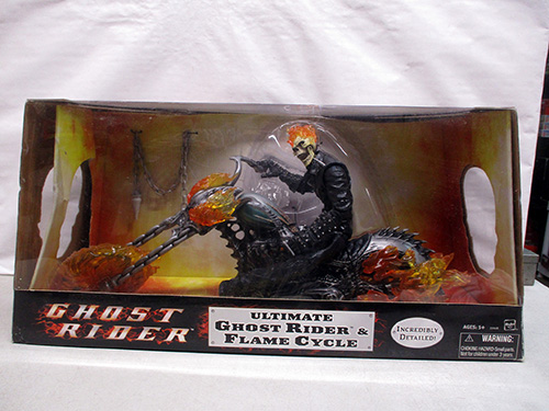 image of Ghost Rider Ultimate Ghost Rider & Flame Cycle Figure