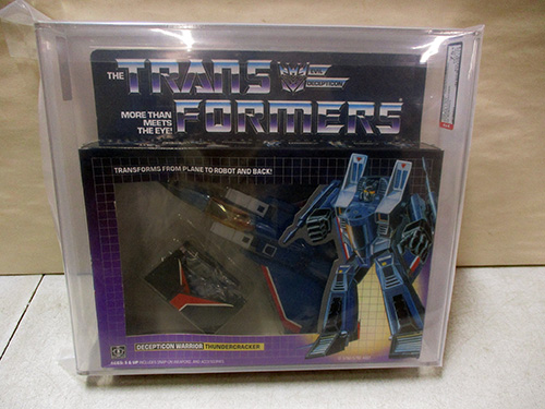 image of Transformers G1 Thundercracker in Original Packaging AFA graded