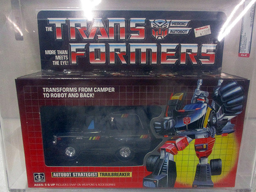 image of Transformers G1 Trailbreaker Autobot Action Figure AFA graded