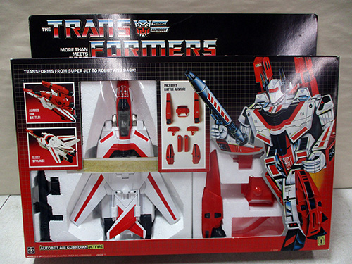 image of Transformers Generation 1 Jetfire Action Figure in Box