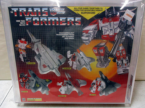 image of Transformers G1 Aerialbots Superion Gift Set AFA graded