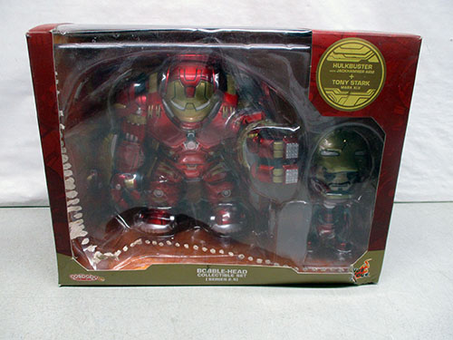 image of Iron Man Hulkbuster Bobblehead Set in Box