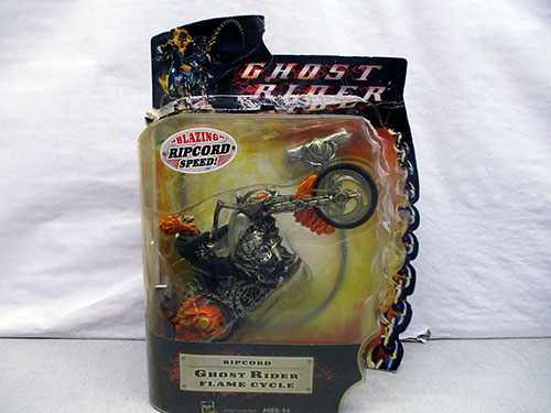 image of Mezco Ghost Rider Flame Cycle Action Figure