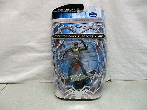 image of Spider-Man 3 New Goblin Action Figure in Original Packaging