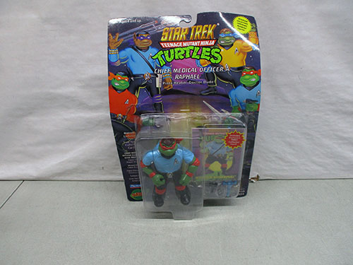 image of Star Trek Teenage Mutant Ninja Turtles Raphael Figure