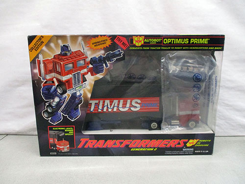 image of Transformers Generation 1 Optimus Prime in Original Box