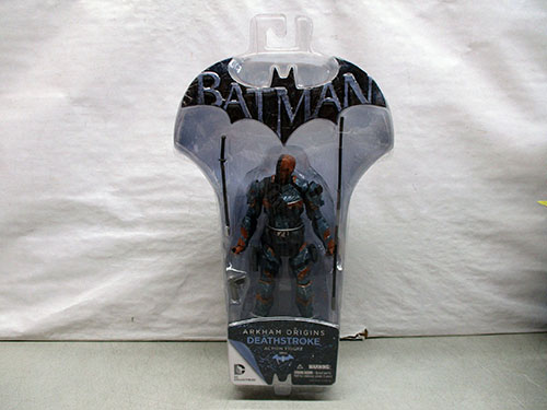 image of Batman Arkham Origins Deathstroke Action Figure