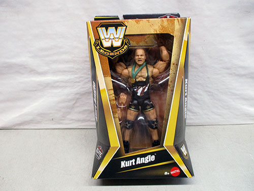 image of WWE Legends Kurt Angle Action Figure by Mattel