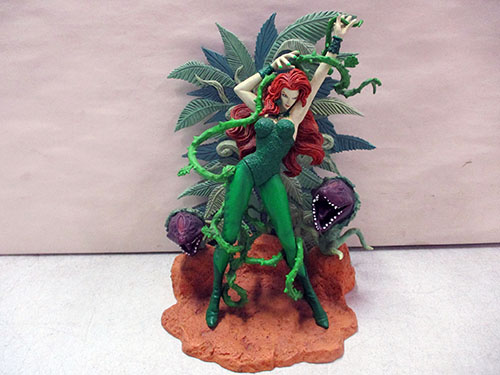 image of DC Comics Poison Ivy Figurine with Plant Details