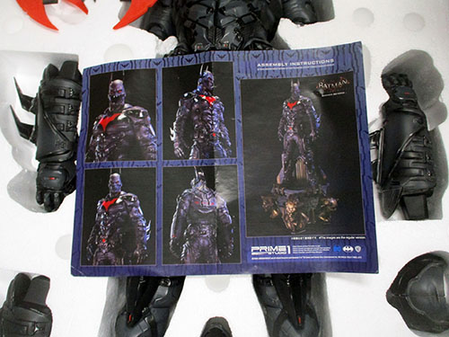image of Prime 1 Studio Arkham Knight Statue with Assembly Instructions