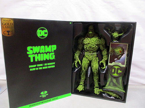 image of DC Swamp Thing Glow-in-the-Dark Figure Set